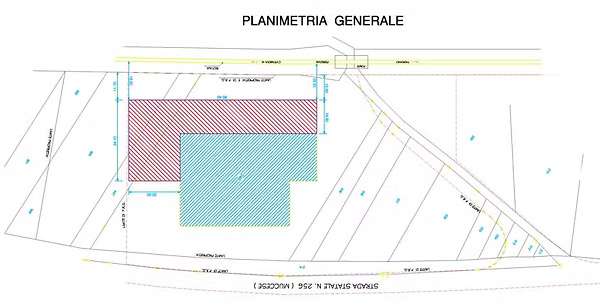 Planimetria dell’Opificio A